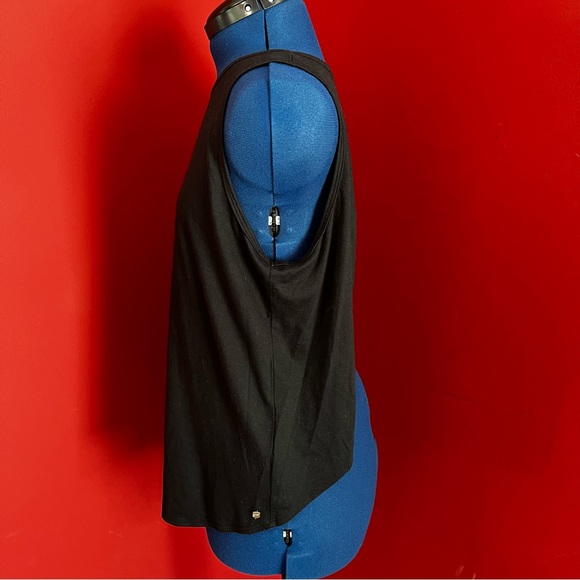 Fabletics “Millie” Open Back Athletic Tank Top, Black - Picture 4 of 11